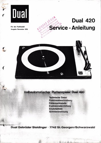 Manuale servizio per dual - manuale,